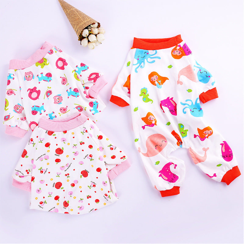 Dog Clothes Cotton Four Legged Knit