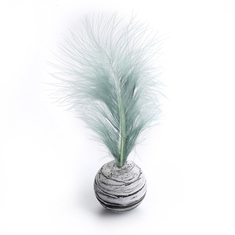 Starry Sky Ball Plus Feather Cat Toy