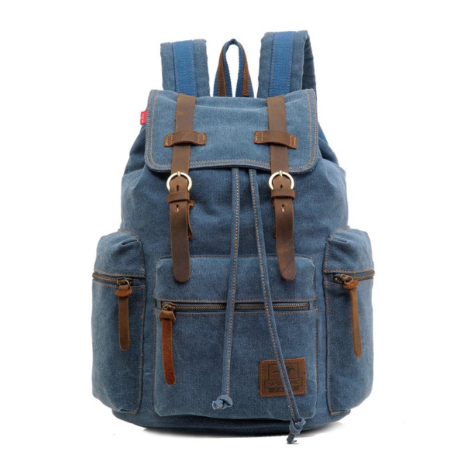 Mens Backpack Vintage Canvas Backpack