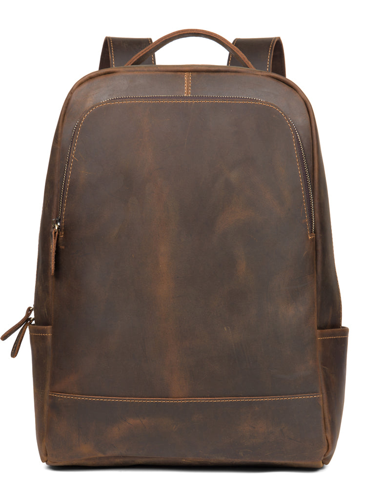 Leather Mens Backpack Leather Travel Backpack