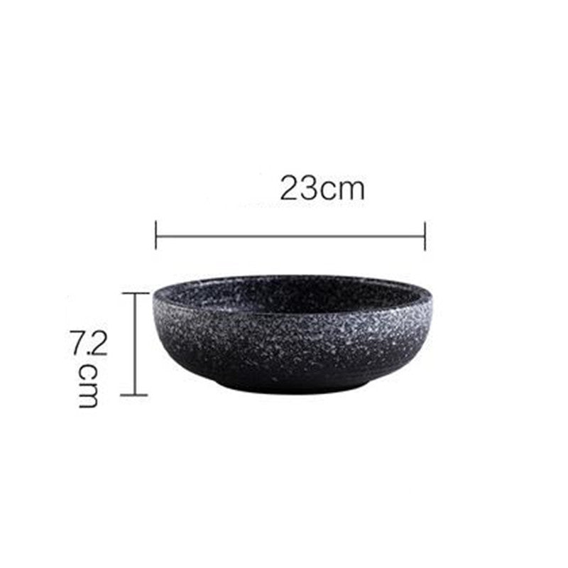 Retro Style Ceramic Soup Bowl