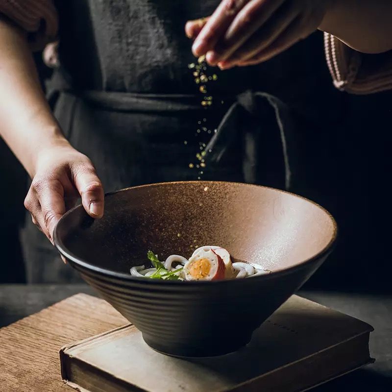 Japanese Ceramic Large Ramen Bowl