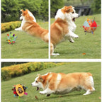 Pet Dog Vocal Plush Toy Ringing Bell