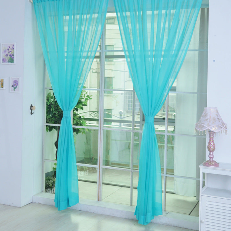 Transparent Glass Mesh Curtain