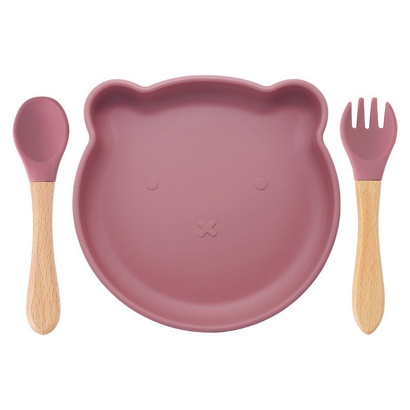 Baby Silicone Spork & Tableware Set