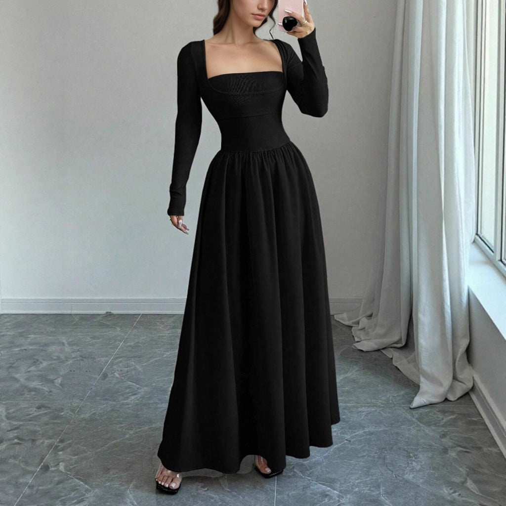 Womens Early Autumn Mock Two Piece Square