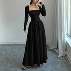 Womens Early Autumn Mock Two Piece Square