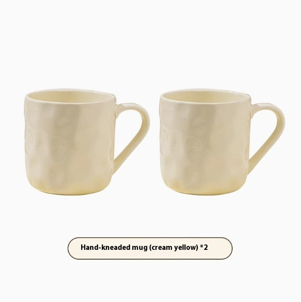 Oat Ceramic Couple Water Cup Set