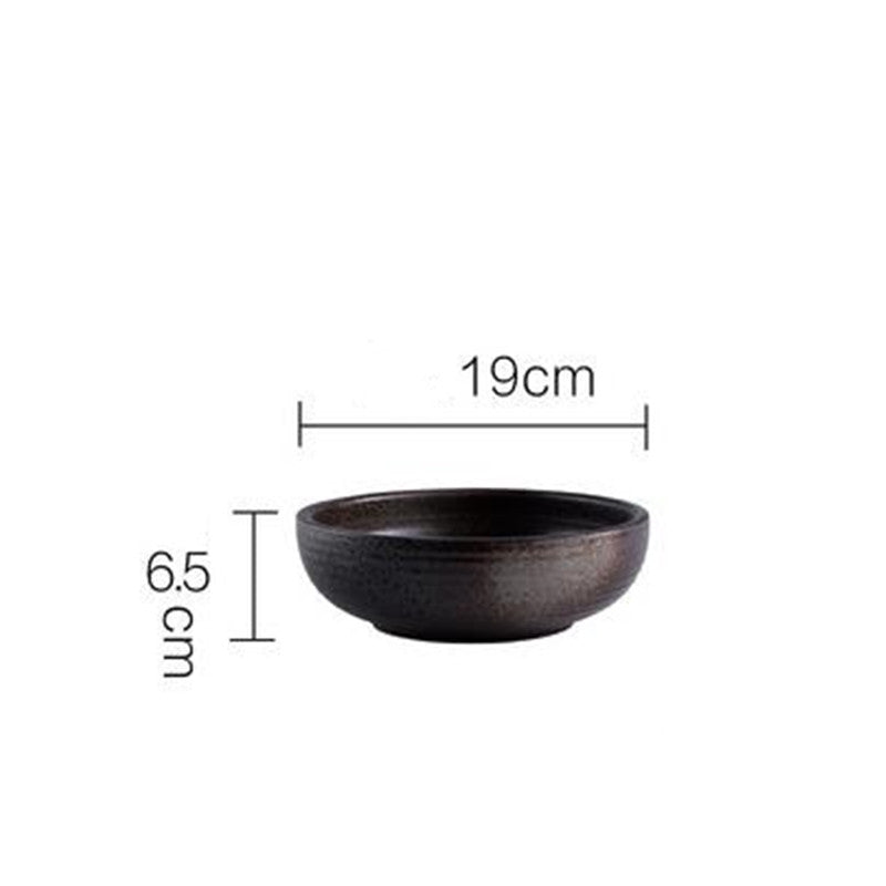 Retro Style Ceramic Soup Bowl