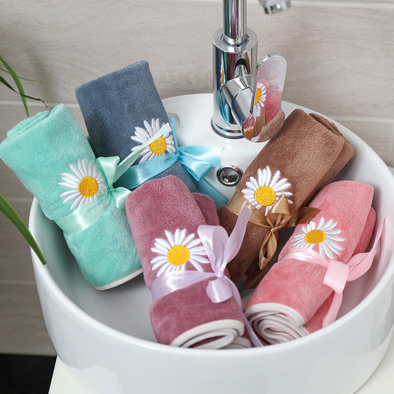 Thin Fiber Beauty Thick Bath Towel