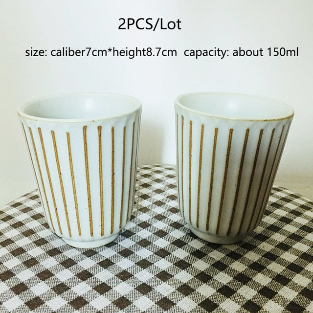 Handmade Retro Stoneware Personality Tea Cup