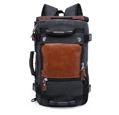 Retro Casual Korean Large Capacity Backpack Mens