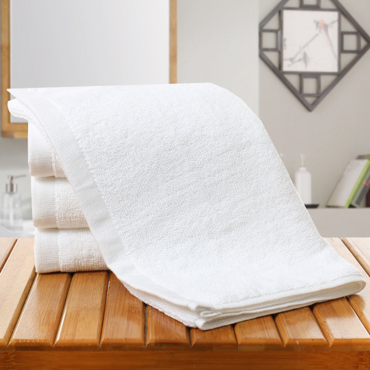 White Towel For Foot Massage