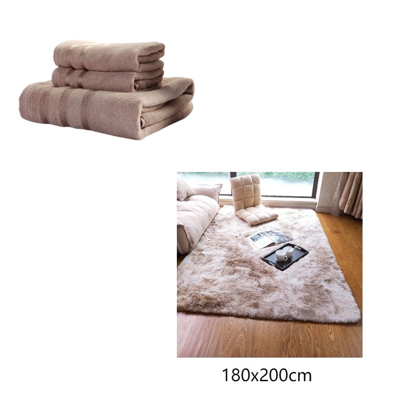 Bamboo Towel Set Antibacterial And Hypoallergenic