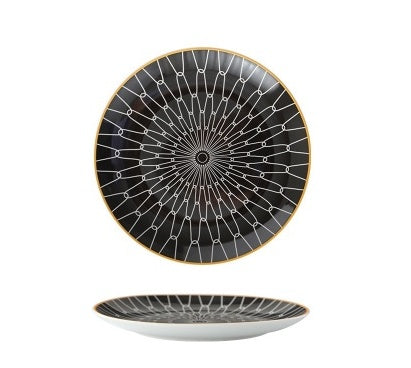 Nordic Geometric Series Ceramic Plate
