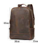Leather Mens Backpack Leather Travel Backpack