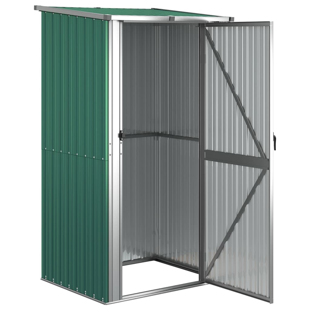 Galvanised Steel Garden Shed 118.5 x 97 x 209.5cm
