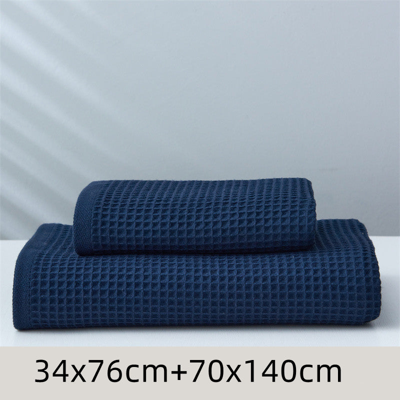 Pure Cotton Japanese Style Absorbent Household Honeycomb