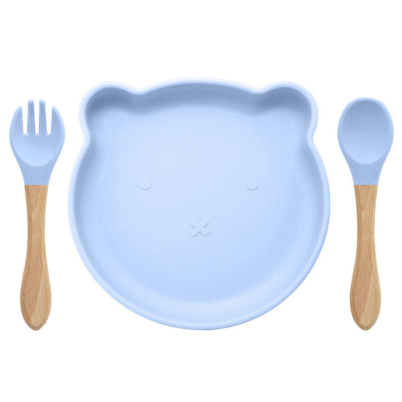 Baby Silicone Spork & Tableware Set