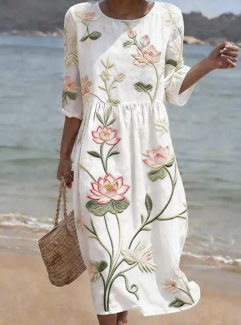 Colorful Abstract Variety Homemade Pattern Dress