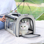 Outdoor Portable Pet Bag Transparent Breathable Foldable