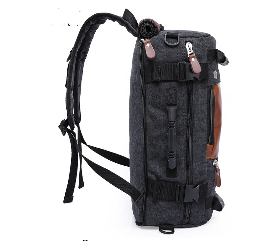 Retro Casual Korean Large Capacity Backpack Mens