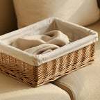 Rattan Desktop Tidy & Storage Basket