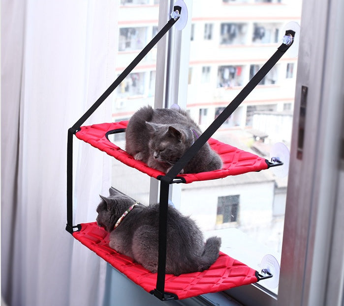 Cat Hammock Window Resting Seat Perch Cat