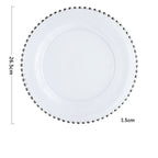European Style Gold Rim Wobble Dinner Plate
