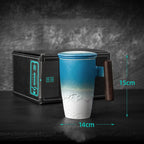 Large Capacity Household Tea Cup with Filter