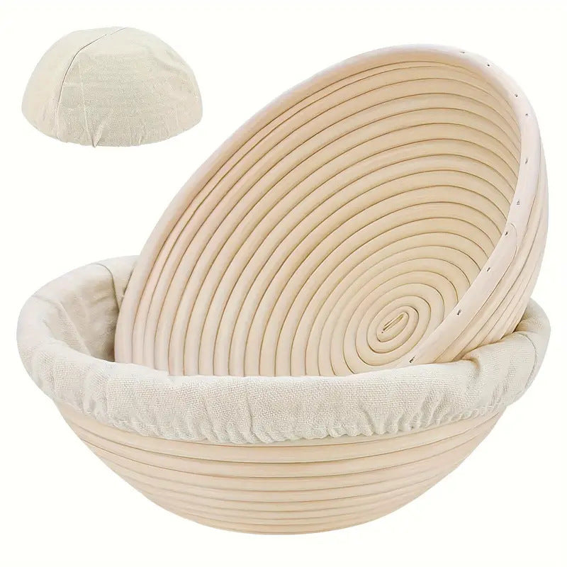 Wicker Bread Fermentation Basket for Baking