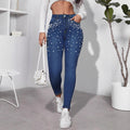 Women's Pearl Detail Slim Fit Jeans