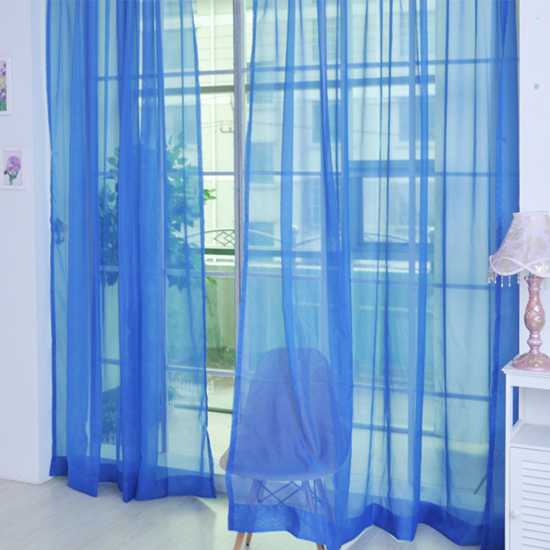 Transparent Glass Mesh Curtain
