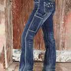 Women's Summer Casual Slim Fit Bootcut Jeans