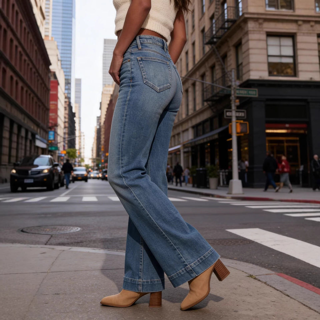 Women's Mid Rise Bootcut Jeans