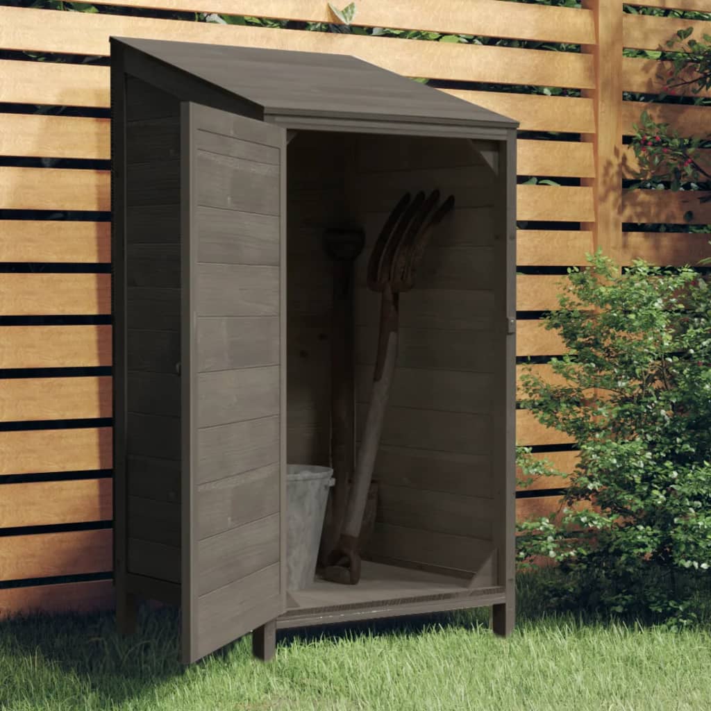 garden shed 55x solid wood fir   garden shed anthracite