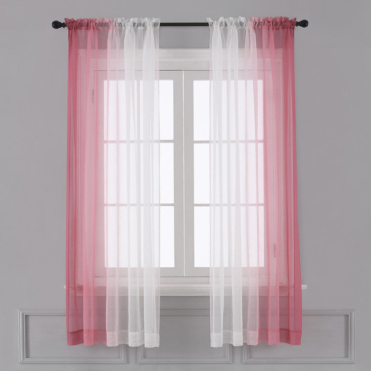 Gradient Color Window Curtain
