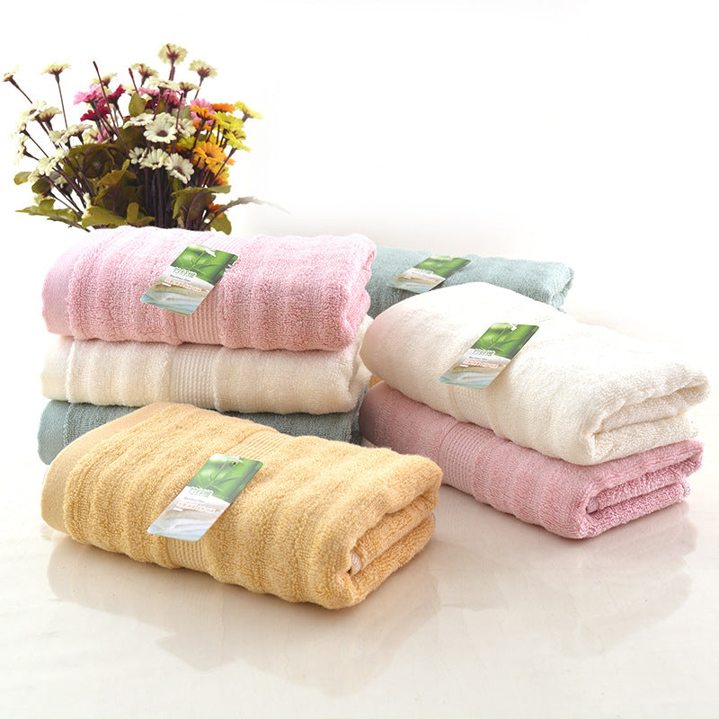 Bamboo Fiber Water Ripple Towel