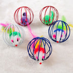 Wire Cage Mouse Cat Toy