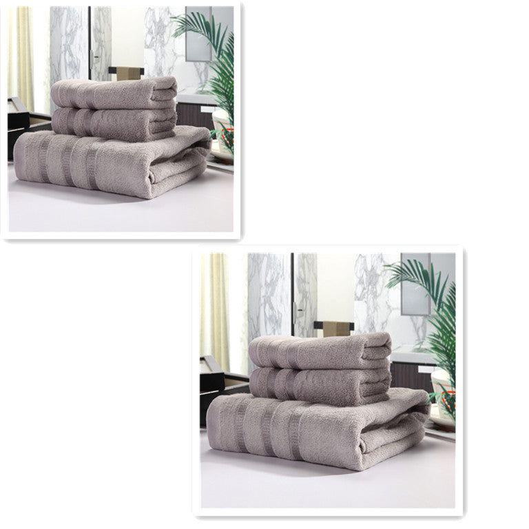 Bamboo Towel Set Antibacterial And Hypoallergenic