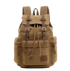 Mens Backpack Vintage Canvas Backpack