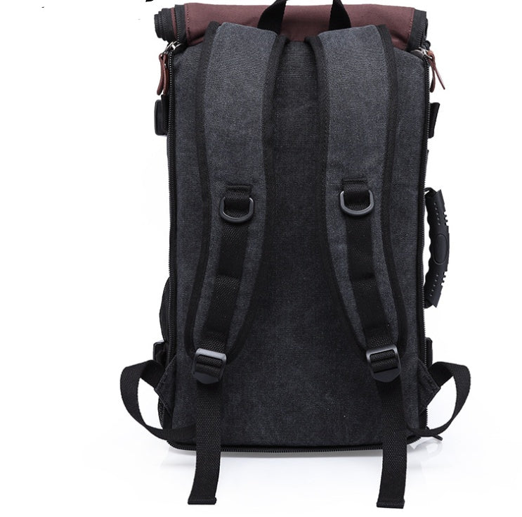 Retro Casual Korean Large Capacity Backpack Mens