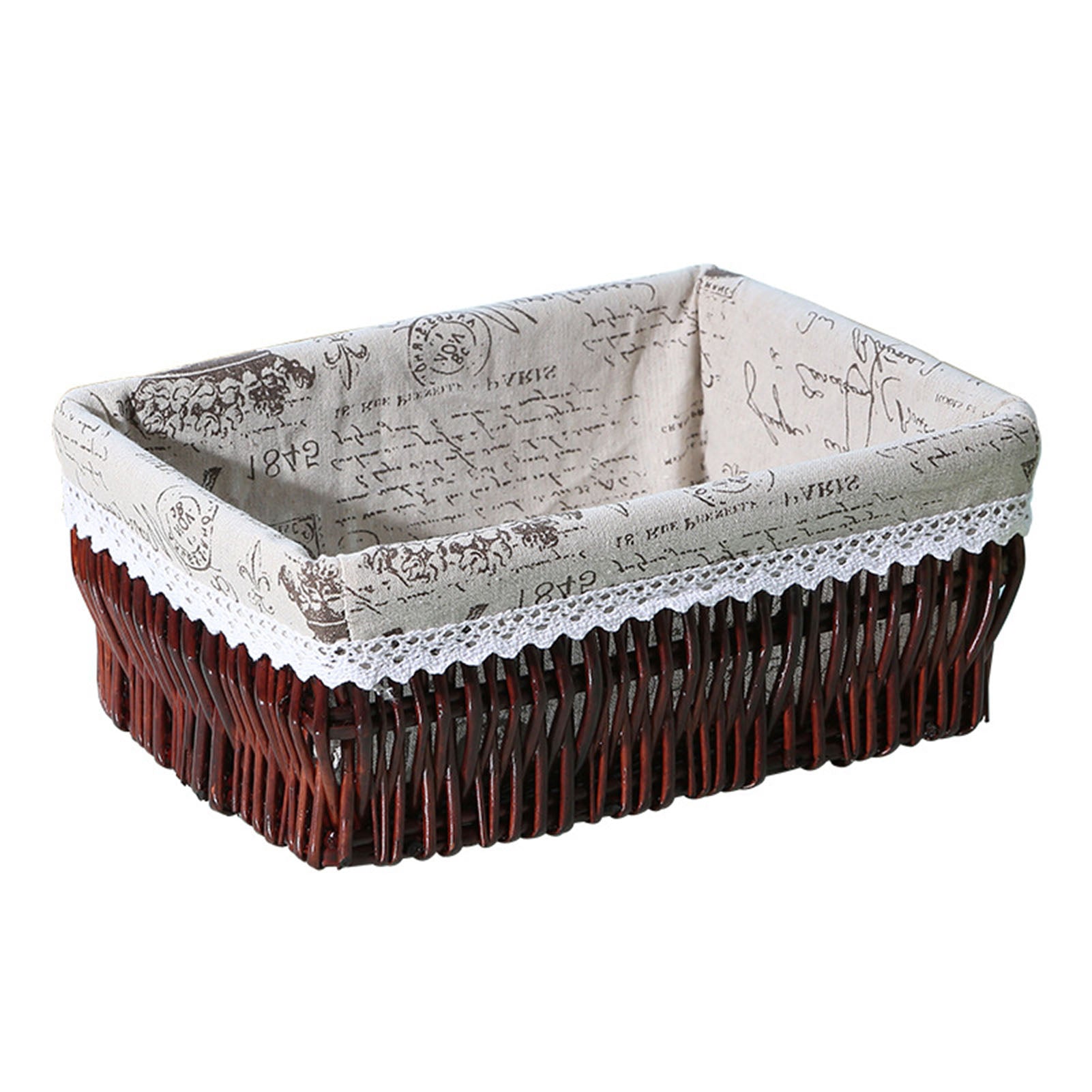 Willow & Rattan Kitchen Storage Basket