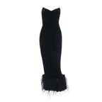 Mao Maos Pointed Strap Tube Dress