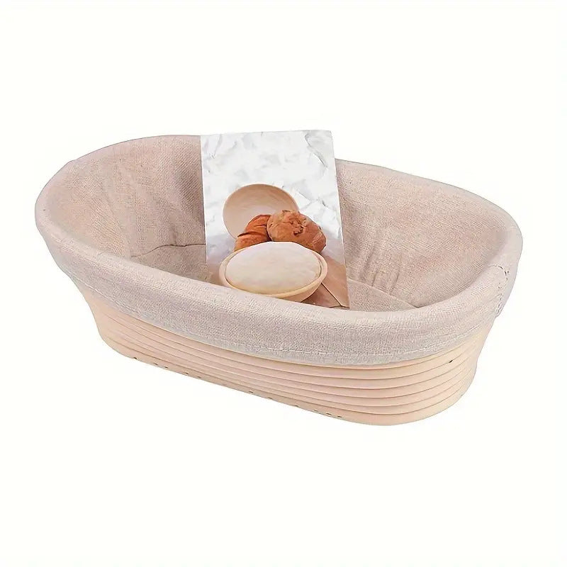 Wicker Bread Fermentation Basket for Baking