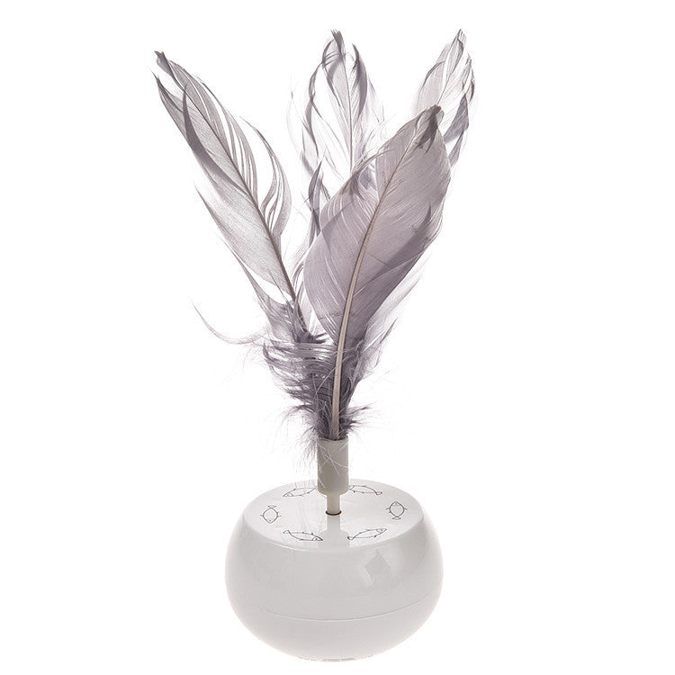 Pet Tumbler Feather Cat Teaser From Hi