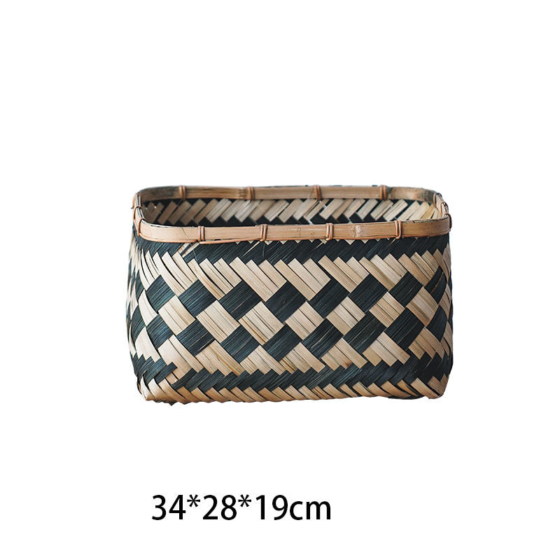 Handmade High-End Woven Bamboo Basket