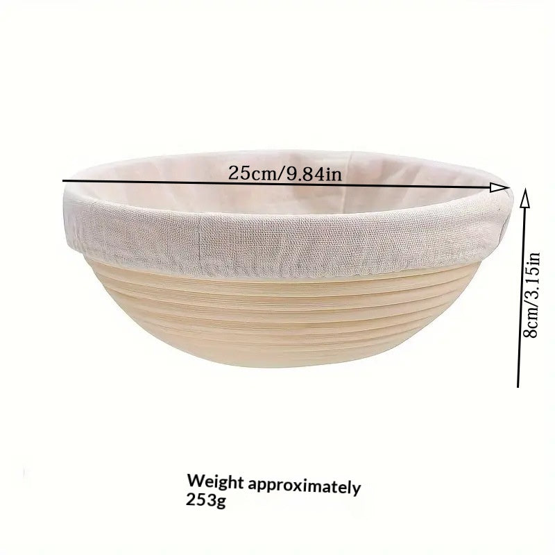 Wicker Bread Fermentation Basket for Baking