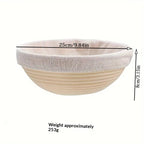 Wicker Bread Fermentation Basket for Baking