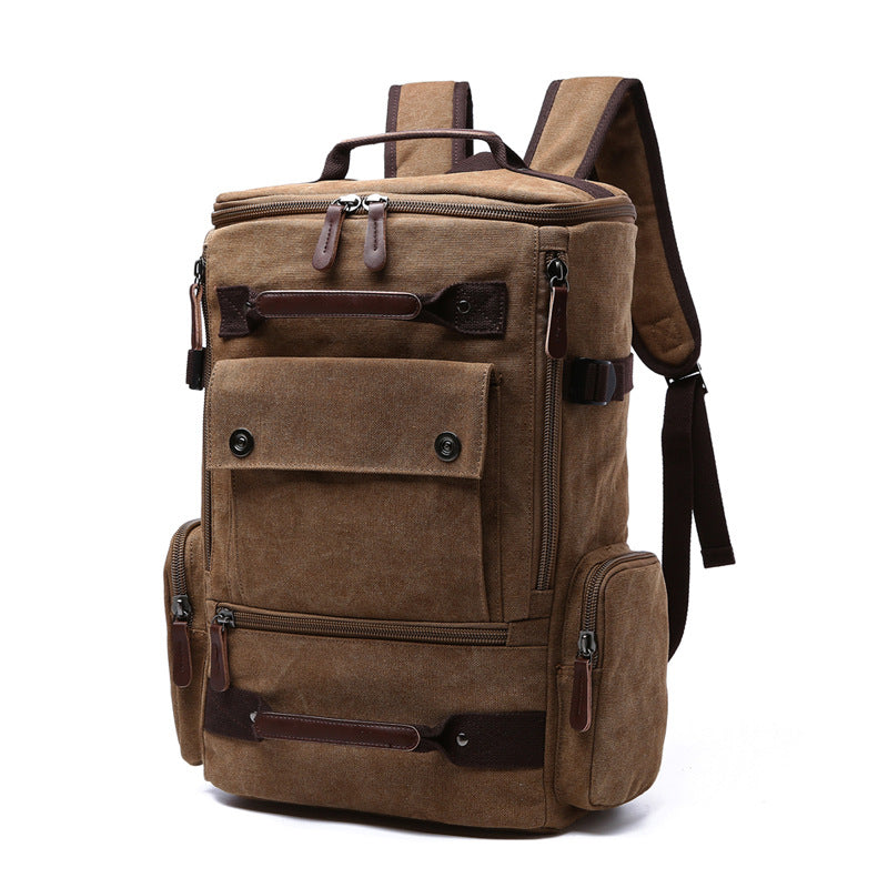 Men's Vintage Canvas Travel Backpack